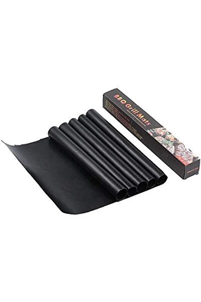 Other 5pcs Non-Stick Reusable BBQ Grill Mat Pad Outdoor Picnic Cooking Barbec...