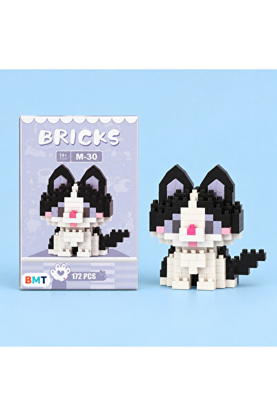 BMT TOYS Kedi Model Karakter Figürü Brıcks 3D Yapı Oyuncakları - 172 Parça