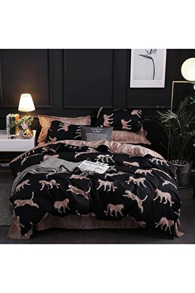 GOLDEN HOME طقم أغطية سرير مقاس كينج/مقاس فردي، غطاء لحاف، غطاء وسادة، 6 قطع،...