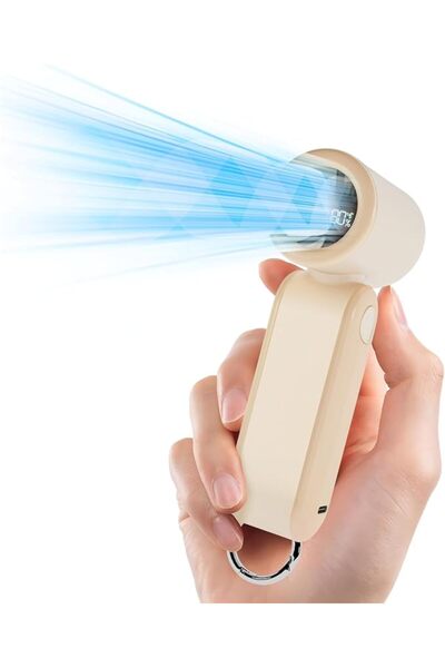 MERTTURM Handheld Portable Fan, 17400RPM Powerful Turbo Fan with Hook, 3000mA...