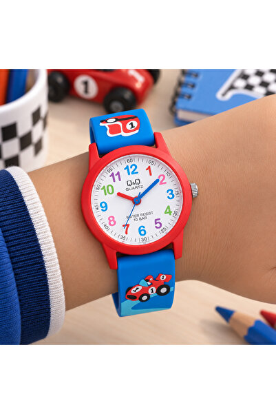 Q&Q Sea, Pool Waterproof Anti-Allergic Silicone Strap Boy's Wristwatch