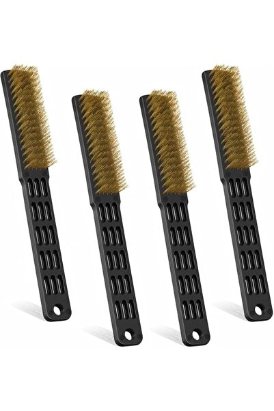 KASTWAVE 4 Pcs Shoe Polishing Brush,Bowling Shoe Brushes Wire for Cleaning Bo...