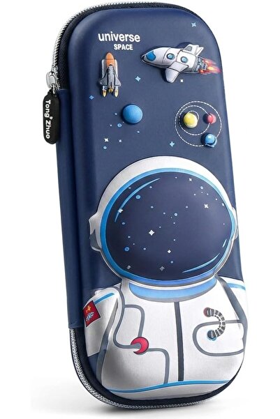 TERRIFI Kids Pencil Case, 3D Astronaut Cartoon EVA Pencil Pouch, Large Capaci...