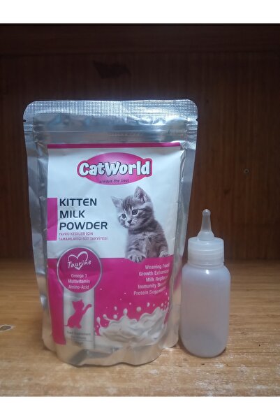 pet CatWorld Yavru Kedi Süt Tozu 200 gr - Taurinli Vitamin ve Mineralli Milk ...