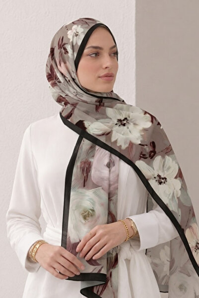 sermoda Bamboo Kraş Floral Printed Shawl 16