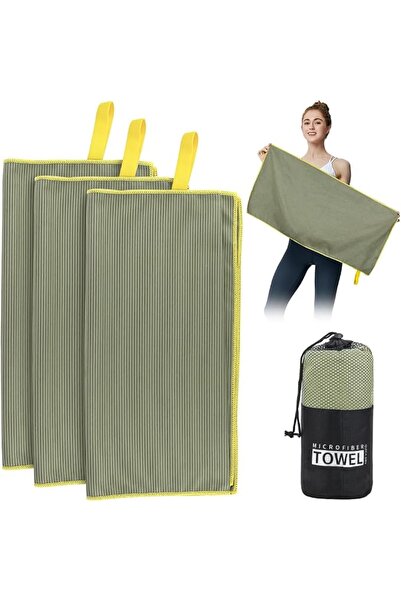 supecaty 3 Pack Fast Drying Towels 40x80cm – Premium Microfiber Sports Gym To...
