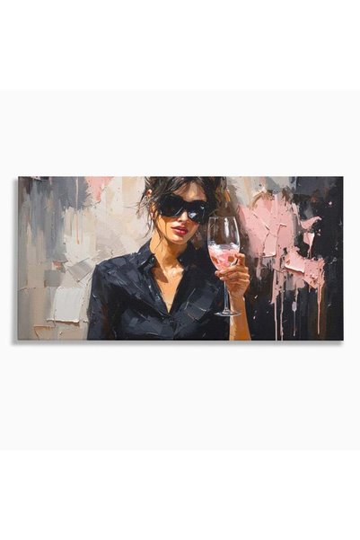 Luxcanva Tablou Canvas Roz Efervescent 140x70 cm pe Sasiu Lemn Roz Efervescen...