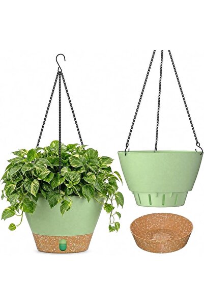 GENERAL ZMTECH 8 Inch Hanging Planters for Indoor Plants, Hanging Baskets for...