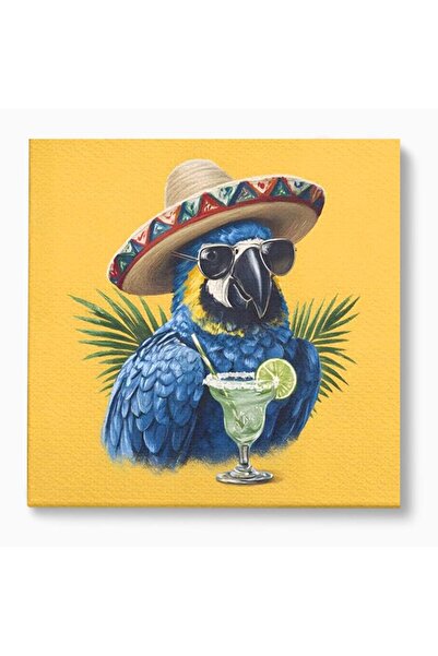 Luxcanva Tablou Canvas Sombrero Party 140x140 cm pe Sasiu Lemn Sombrero Party...