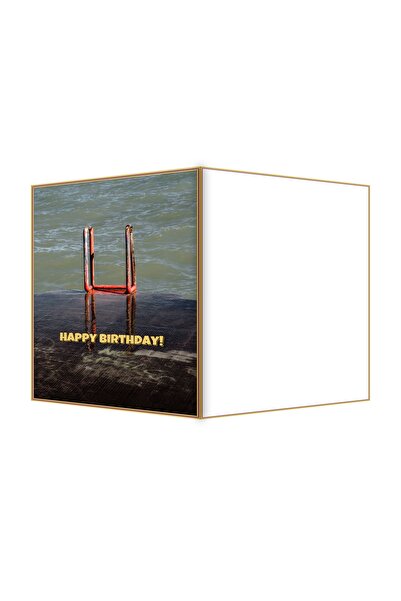 OEM Felicitare Aniversare trepte de scara uzate de vreme, Format 13.3x19.4cm ...