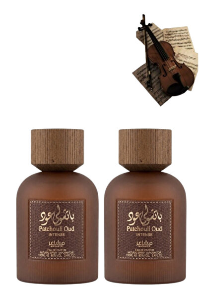 MASHAER قطعتان من عطر الباتشولي والعود المركز 100 مل