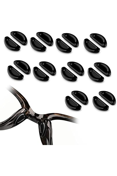 GENERAL [10 Pairs] Silicone Eyeglass Nose Pads, Adhesive & Stick-on Anti-Slip...