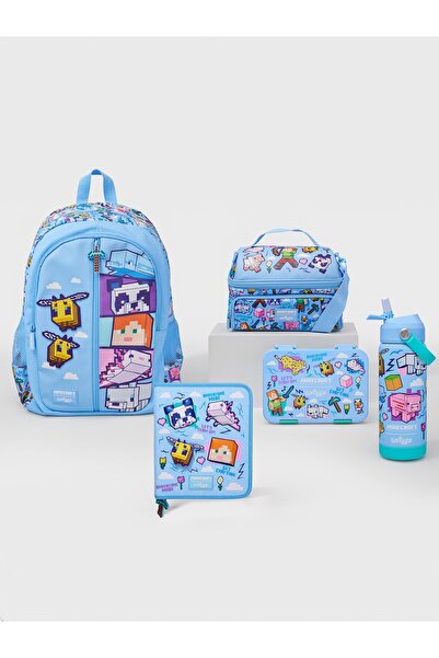 SMIGGLE Minecraft Okul Sırt Çantası 5’li Set
