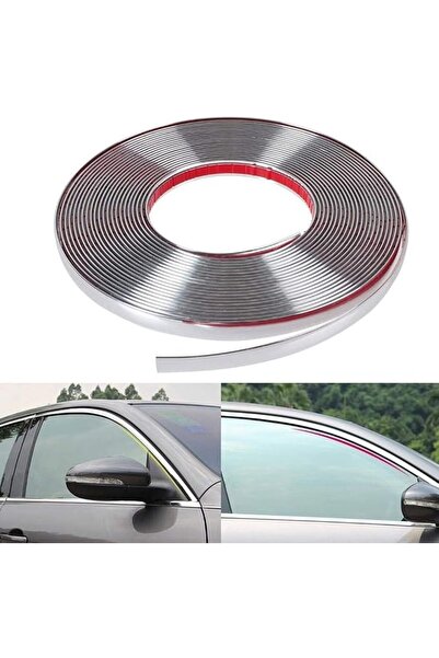 SARTE Saruti Custom Electroplated Chrome Side Window Bead Roll Trim Strip for...