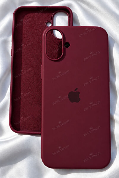 Revasser iPhone 16 Plus için Kılıf Lansman Logolu İçi Yumuşak Kadife 16 Plus ...