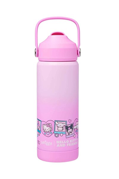 SMIGGLE Hellokity And Friends Çelik Yalıtımlı 550 ml İçecek Şişesi