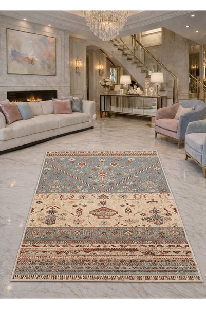 Rugs Modern Halı Sdt Mixed Patterned Modern Woven Base Decorative Carpet Sdta...