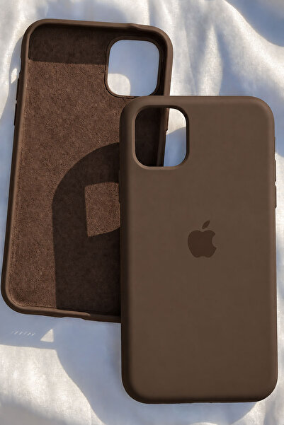 Revasser iPhone 11 için Kılıf Lansman Logolu İçi Yumuşak Kadife 11 kılıfı sil...