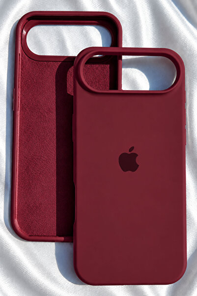 Revasser iPhone 17 Air için Kılıf Lansman Logolu İçi Yumuşak Kadife 17 Air kı...