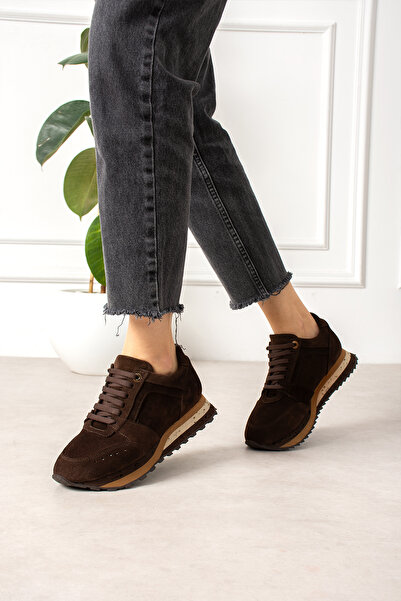 dericia shoes Scarlet Kadın Hakiki Deri Süet Günlük Sneaker