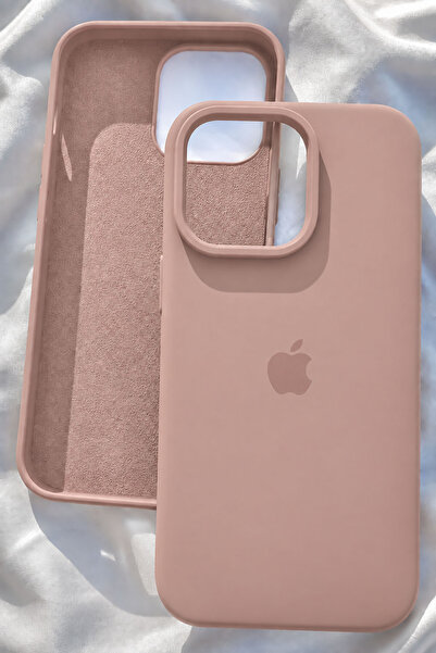 Revasser iPhone 14 Pro için Kılıf Lansman Logolu İçi Yumuşak Kadife 14 Pro kı...