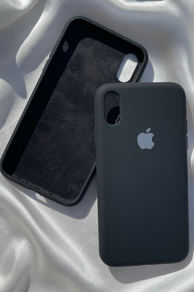 Revasser iPhone XS MAX için Kılıf Lansman Logolu İçi Yumuşak Kadife XS MAX kı...