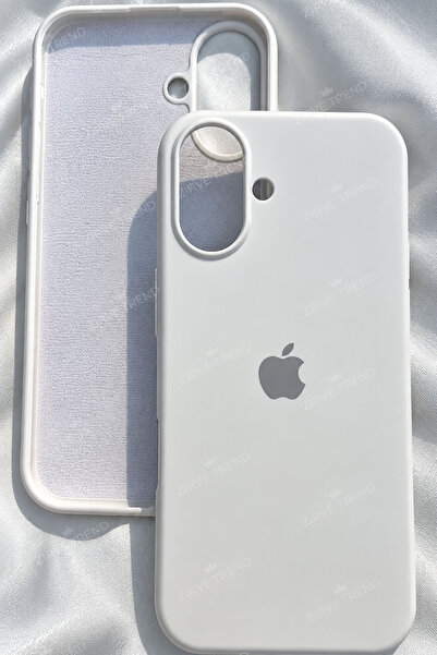 Revasser iPhone 16 Plus için Kılıf Lansman Logolu İçi Yumuşak Kadife 16 Plus ...