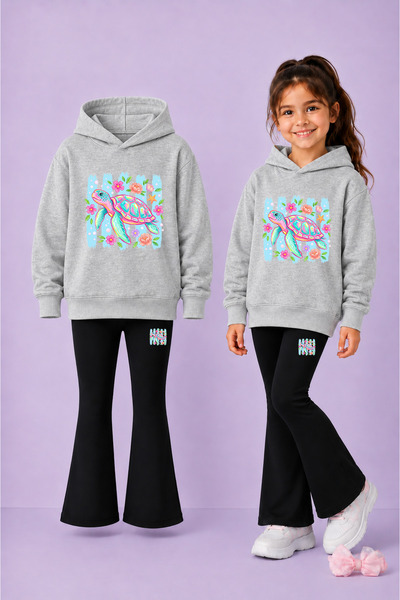 LORVEX Sweatshirt - Spanish Leggings Set Girls' Winter Top and Bottom Set