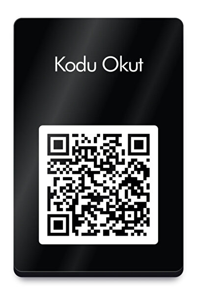 MEO Teknoloji MEO QR Panel – Kodu Okut, Google Yorum ve Instagram için Düz Pl...