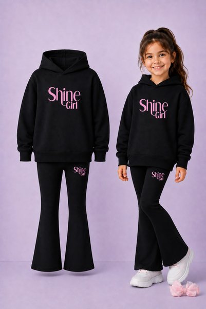 VODEXA Girls' Sweatshirt - Spanish Style Leggings Set Winter Top and Bottom Set