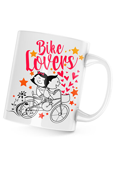 INOVATIX Valentine's Day Gift Mug Bike Lovers