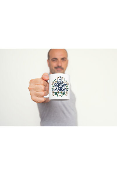 INOVATIX Personalized white mug We are a Perfect Match, INOVATIX. 330 ml