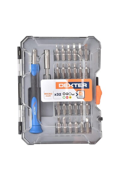 DEXTER JACKSON Set of 32 special Dexter micro-heads for precision