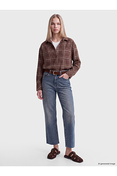 LC Waikiki Vizyon New Season Indigo Culotte Fit Women's Jean Pants