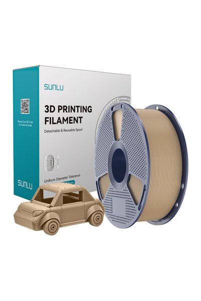 Sunlu Filament PETG cu suprafață lucioasă (stejar)