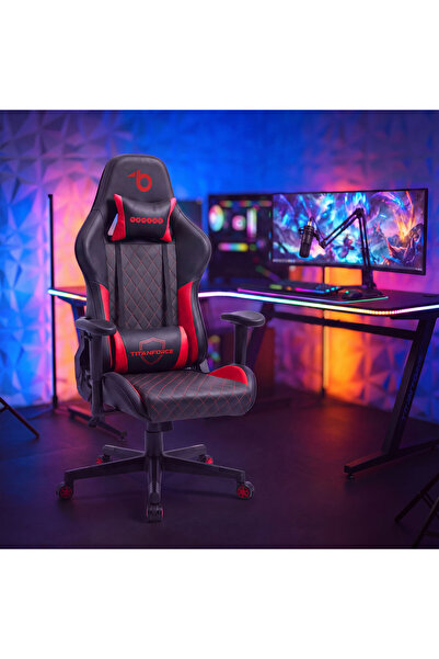 Bemada Scaun gaming TitanForce, ergonomic, perne lombara si gat, cotiere 2D, ...