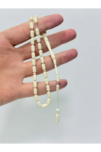Hasyılmaz Kesme Fildişi Tesbih 8,90 Gram - Koleksiyonluk Fil Dişi Tespih (F061)