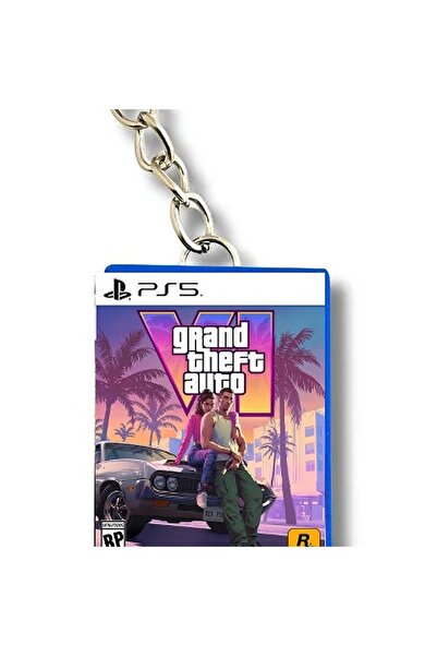 TokOyun GTA 6 Oyun Kutusu Tasarımlı Anahtarlık