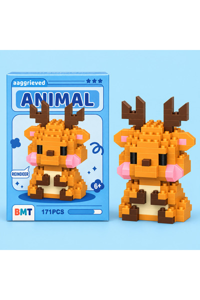 BMT TOYS Geyik (Reindeer) Model Karakter Figürü Brıcks 3D Yapı Oyuncakları - ...