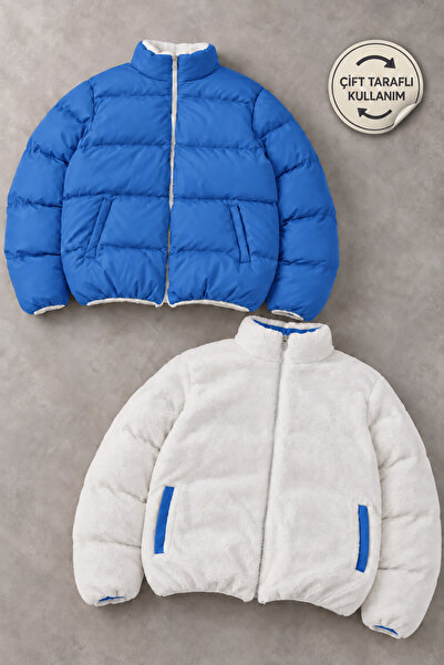 OTAKU High Collar Double-Sided Padded Inflatable Coat