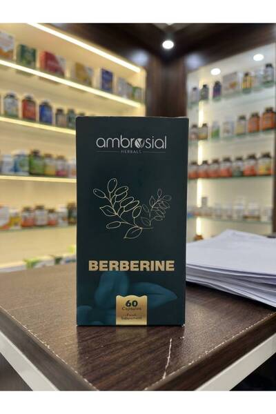 AMBROSIAL مكمل غذائي باسم Herbals - Berberine (بربرين) 60 كبسوله بتركيز 500 ملجم