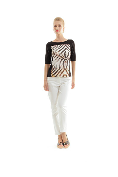 Conquista Τοπ ζέρσεϊ με animal print