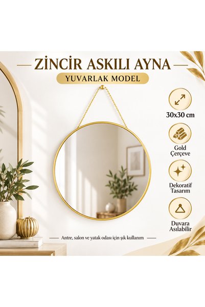 MORİSS YUVARLAK AYNA
