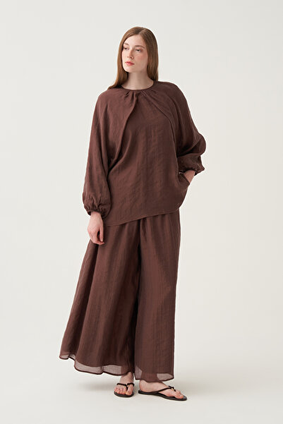 ALLDAY Raglan cape detailed blouse