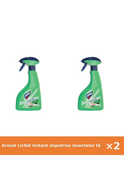 Aroxol Lichid instant împotriva insectelor târâtoare, 2 bucăți