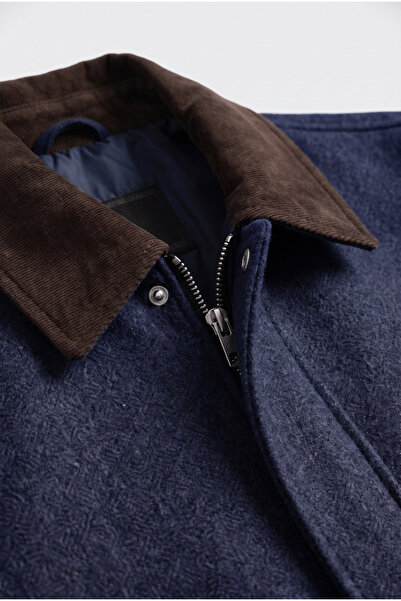 LUMAST Torba Cepli Casual Yaka Detaylı Ceket/Mont