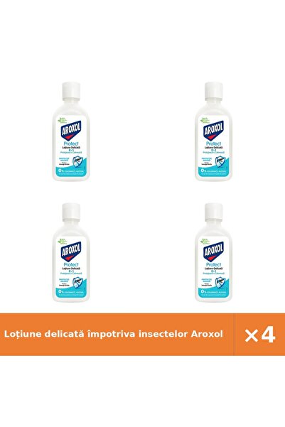 Aroxol Loțiune delicată împotriva insectelor Prote, pachet 4 buc.
