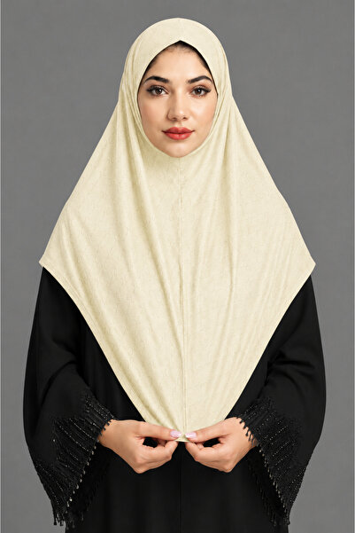 Linda Hijab Linda One Piece Hijab for Women –Printed Mesh Fabric Islamic Hija...