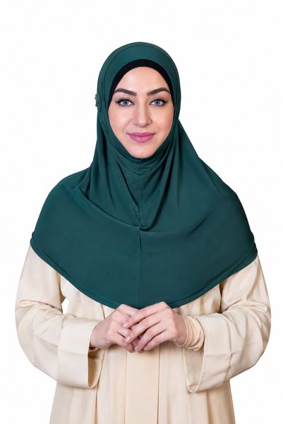Linda Hijab for Women – Elegant Floral Embellished Islamic Hijab, Modest Head...