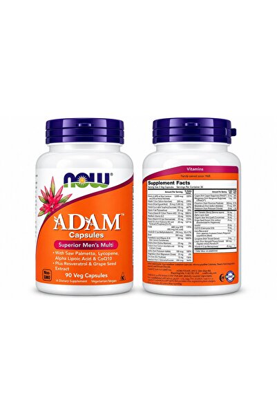 Now Foods , ADAM™, Superior Men's Multivitamin With Saw Palmetto, Lycopene, A...